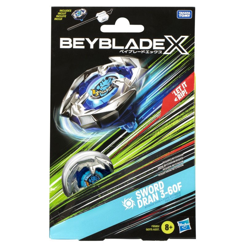 BEYBLADE X LET IT RIP SET LANSATOR SI ROATA SWORD DRAN 3-60F | MARKETPLACE SHOPPING CENTER