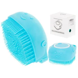  Perie din Silicon cu Dozator de Sampon pentru Spalare Caini sau Pisici ...