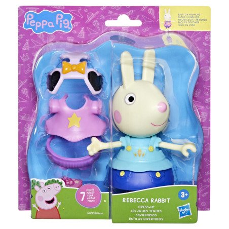 PEPPA PIG SET FIGURINA SI ACCESORII VESTIMENTARE IEPURASUL REBECCA 15CM | MARKETPLACE SHOPPING CENTER