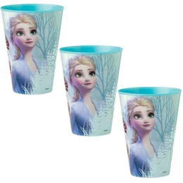 Set 3 Pahare din Plastic cu Frozen...