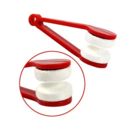 Instrument cu 2 Capete din Microfibra pentru Curatarea si Intretinerea Lentilelor de Ochelari...