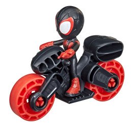 SPIDERMAN SET MOTOCICLETA SI FIGURINA MILES MORALES SPIDER MAN 6CM | MARKETPLACE SHOPPING CENTER