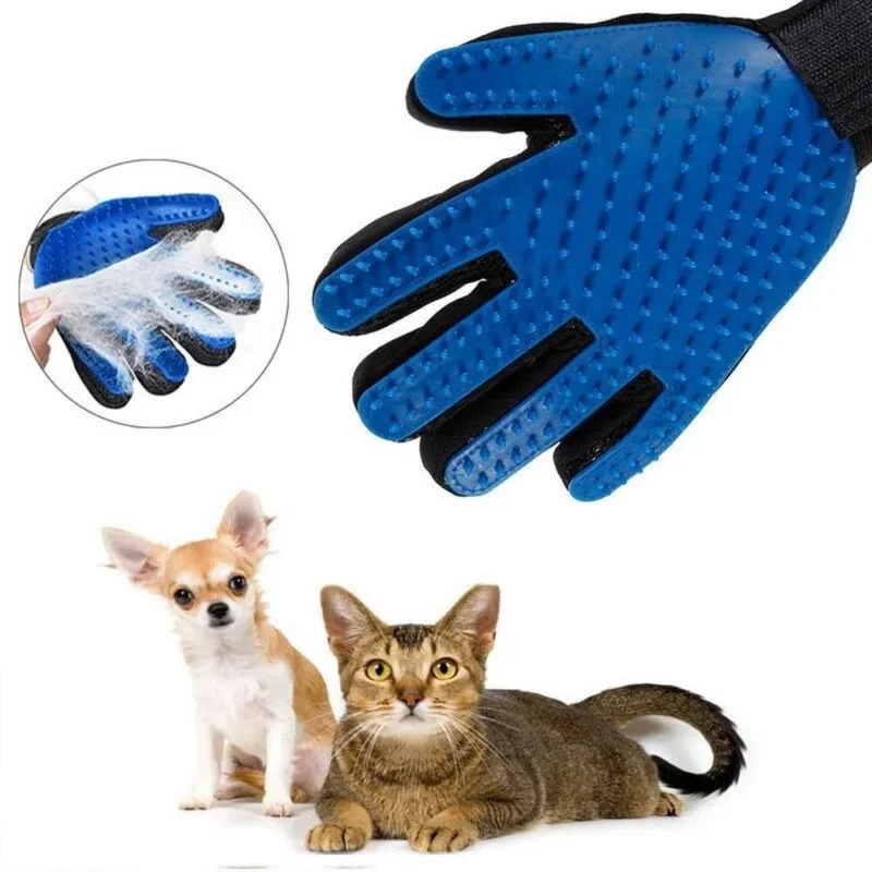 Manusa pentru Descalcit si Curatat Blana Animalelor de Companie...