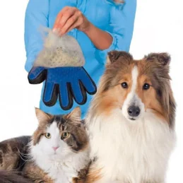 Manusa pentru Descalcit si Curatat Blana Animalelor de Companie...