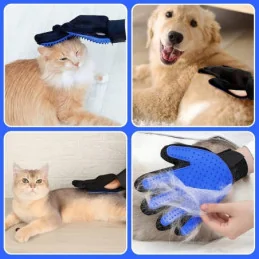 Manusa pentru Descalcit si Curatat Blana Animalelor de Companie...