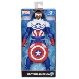MARVEL AVENGERS FIGURINA CAPTAIN AMERICA ALBASTRU DESCHIS 24CM | 1Buy.ro
