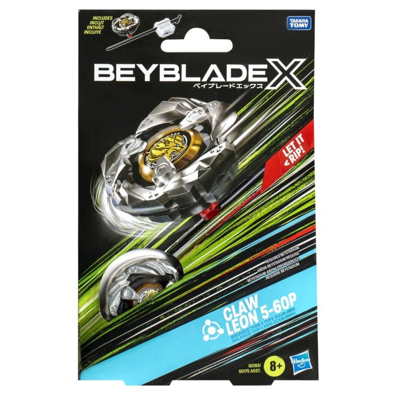 BEYBLADE X LET IT RIP SET LANSATOR SI ROATA CLAW LEON 5-60P | MARKETPLACE SHOPPING CENTER
