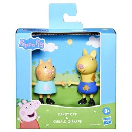 PEPPA PIG PRIETENI BUNI SET 2 FIGURINE PISICA CANDY SI GIRAFA GERALD | 1Buy.ro