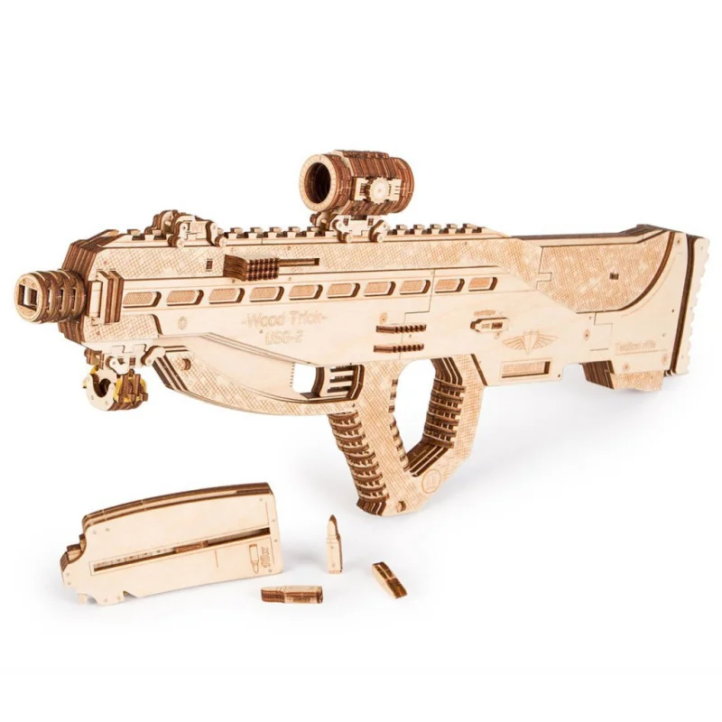 Puzzle 3D din lemn pusca de asalt USG-2...