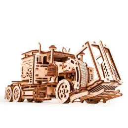 Puzzle 3D mecanic din lemn tir Big Rig...