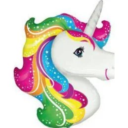 Balon din folie unicorn colorat Luz 62cm...
