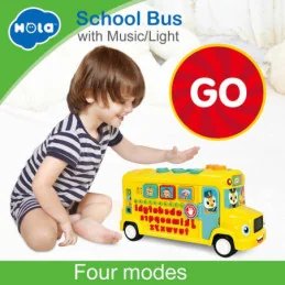 AUTOBUZ SCOLAR EDUCATIV CU SUNETE SI LUMINI | MARKETPLACE SHOPPING CENTER