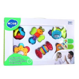 SET 6 JUCARII ZORNAITOARE PENTRU BEBELUSI | 1Buy.ro