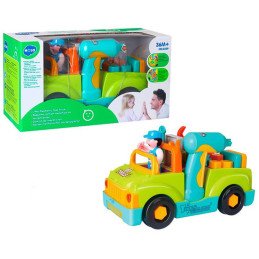 CAMIONUL PLIN CU SCULE AL MICULUI MECANIC CU LUMINI SI SUNETE | 1Buy.ro