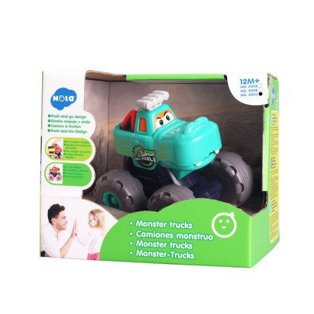 MASINUTA BEBE MONSTER TRUCK CROCODILUL | MARKETPLACE SHOPPING CENTER