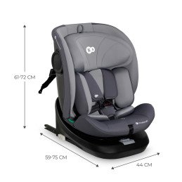SCAUN AUTO KINDERKRAFT I-GROW I-SIZE 40-150 CM, GREY | MARKETPLACE SHOPPING CENTER