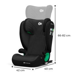 SCAUN AUTO KINDERKRAFT JUNIOR FIX2, I-SIZE 100-150 cm, GRAPHITE BLACK | MARKETPLACE SHOPPING CENTER
