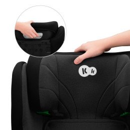 SCAUN AUTO KINDERKRAFT JUNIOR FIX2, I-SIZE 100-150 cm, GRAPHITE BLACK | MARKETPLACE SHOPPING CENTER