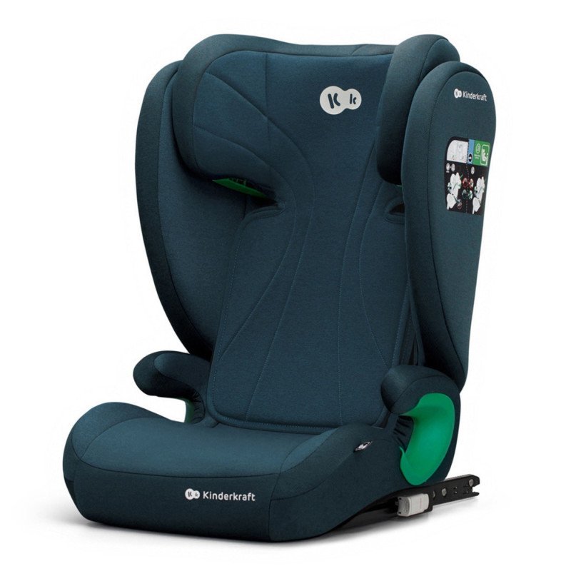 SCAUN AUTO KINDERKRAFT JUNIOR FIX2, I-SIZE 100-150 CM, HARBOR BLUE | MARKETPLACE SHOPPING CENTER