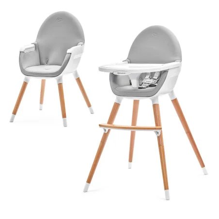 SCAUN DE MASA KINDERKRAFT FINI, 2 IN 1, GREY | MARKETPLACE SHOPPING CENTER