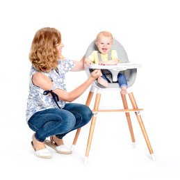 SCAUN DE MASA KINDERKRAFT FINI, 2 IN 1, GREY | MARKETPLACE SHOPPING CENTER