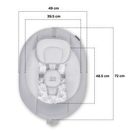 LEAGAN ELECTRIC KINDERKRAFT LULI, 2 IN 1, GREY | MARKETPLACE SHOPPING CENTER