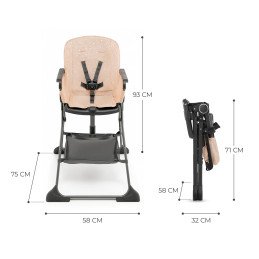 SCAUN DE MASA KINDERKRAFT FOLDEE, PLIABIL, PINK | MARKETPLACE SHOPPING CENTER