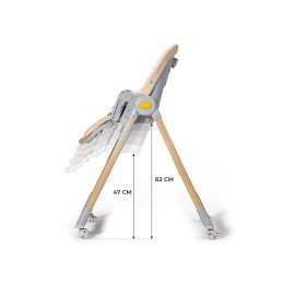 SCAUN DE MASA KINDERKRAFT LASTREE, 2 IN 1, TRANSFORMABIL, GREY | MARKETPLACE SHOPPING CENTER