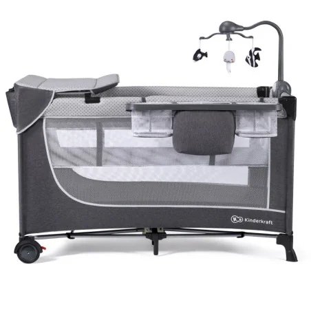 PATUT DE CALATORIE KINDERKRAFT LEODY, CU ACCESORII, GREY | MARKETPLACE SHOPPING CENTER
